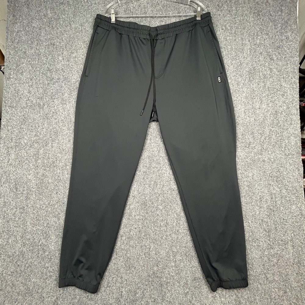 Rhone Essentials Joggers Mens XL Black Stretch Performance Activewear Athleisure